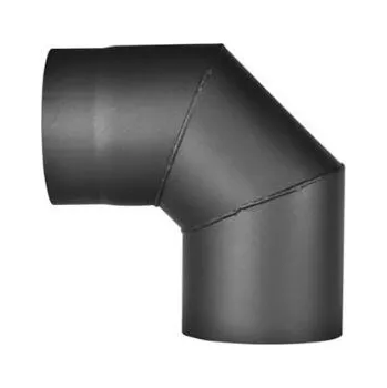 HAAS+SOHN Koleno 90 / 160mm (síla 1,5mm - černá)