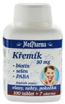 MedPharma Křemík 30 mg + Biotin + Selen…
