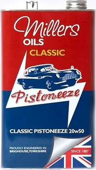 Motorový olej Millers Oils Classic Pistoneeze 50 5 l