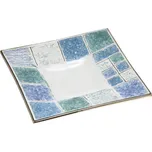 Skleněná miska CORAL KARO modrá