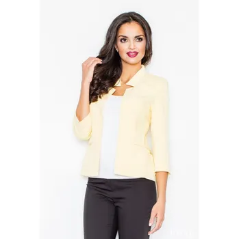 Dámské sako Figl M297 žluté