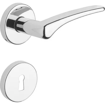 Dveřní kování ROSTEX dveřní kování IDEAL/SNH Provedení: PZ (zámek FAB), Povrch: Nerez chrom (0100)