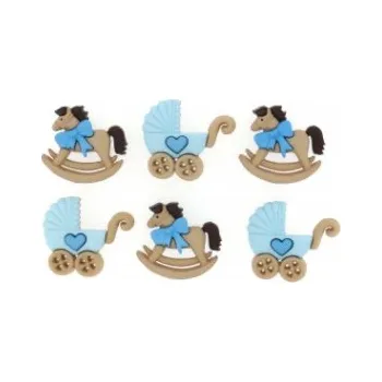 Náramek Ozdobné knoflíky Horse & Buggy-Boy