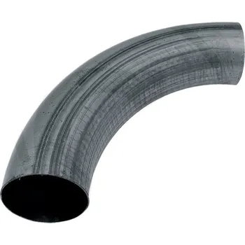 Kouřovod Koleno potrubí 90° průměr 120 mm černé tloušťka stěny 1,5 mm