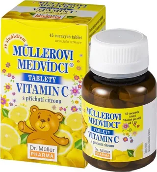 Dr. Müller Pharma Müllerovi medvídci vitamin C citrón 45 tbl.