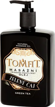 Masážní přípravek Tomfit zelený čaj olej 500 ml