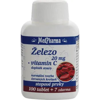 MedPharma Železo 20 mg + vitamín C