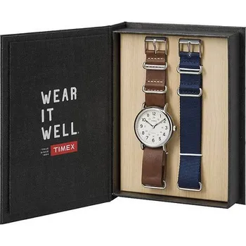 Timex Weekender TWG012500 Dárkový set hodinek Timex Weekender TWG012500
