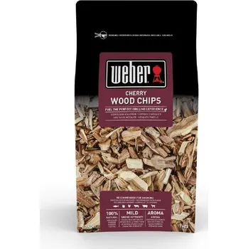 Štěpka na uzení Weber Dřevěné udící lupínky třešeň 700 g