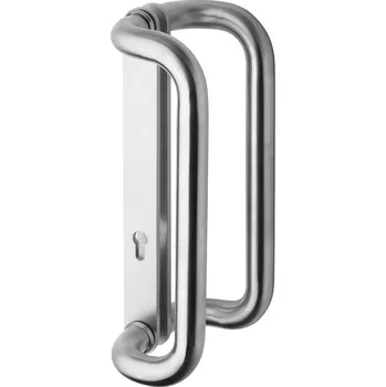 Dveřní kování ROSTEX dveřní madlo G se štítem a madly oboustranné