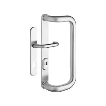 ROSTEX dveřní madlo G se štítem s krytem a klikou