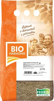 Rýže Bioharmonie Rýže basmati natural 3000 g