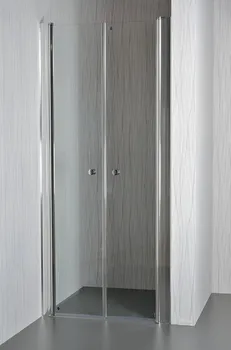 Sprchové dveře Arttec Sprchové dveře do niky SALOON 75 clear NEW, rám alu, sklo čiré PAN00941