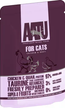 Krmivo pro kočku AATU Cat Chicken & Quail kapsička 85 g
