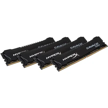 Operační paměť Kingston HyperX Savage Black 16GB (4x4GB) DDR4 2800MHz CL14