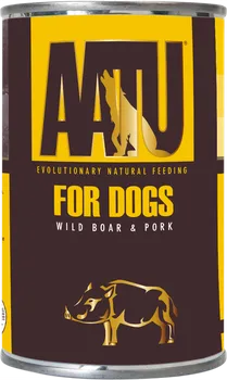 Krmivo pro psa AATU Dog konzerva Wild Boar/Pork 400 g