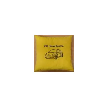 Polštář Vw New Beetle polštář kontůra žlutý
