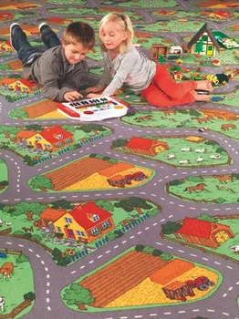 Koberec Vopi Farma dětský koberec 95 x 200 cm
