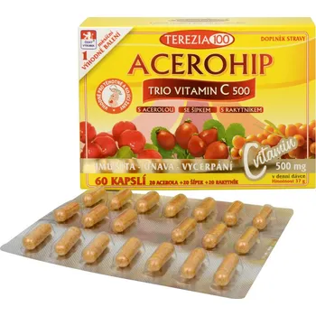 Přírodní produkt Terezia Company Acerohip Trio Vitamin C 500 mg 60 cps.