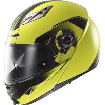 Helma na motorku LS2 FF370 Easy Quantum žlutá