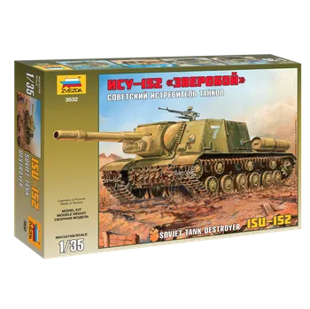 Plastikový model Zvezda ISU-152 Soviet Self-propelled Gun 1:35