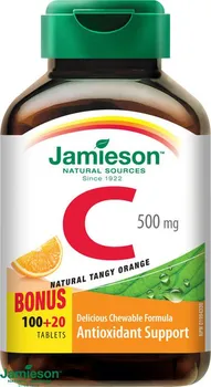 Jamieson Vitamín C 500 mg pomeranč 120 tbl.