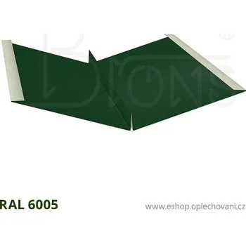 Střešní lemovaní Úžlabí rš 625 tmavě zelená