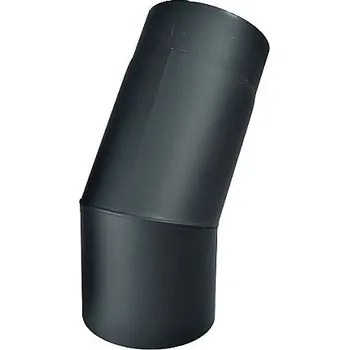 Kouřovod Koleno kouřové 120/45°/1,5mm černé koleno kouřovodu kouřovod