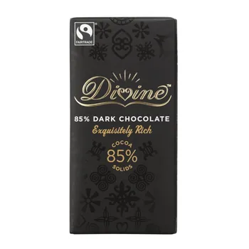 Čokoláda Divine hořká čokoláda 85% 100 g