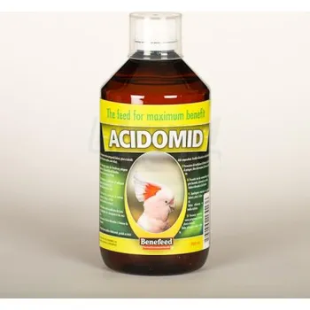 Chov hospodářského zvířete Acidomid exoti 1 l citronová, ascorbová), minerální látky a glukózu