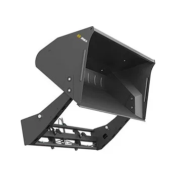 Lopata Vysokovýklopná lopata na čelní nakladač Quicke 260 XH, EURO úchyt, sada hadic