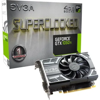 Grafická karta EVGA GeForce GTX 1050 Ti SC GAMING (04G-P4-6253-KR)