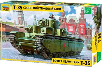 Plastikový model Zvezda T-35 Heavy Soviet Tank 1:35