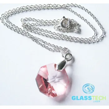 Feng Shui náhrdelník hvězda růžová