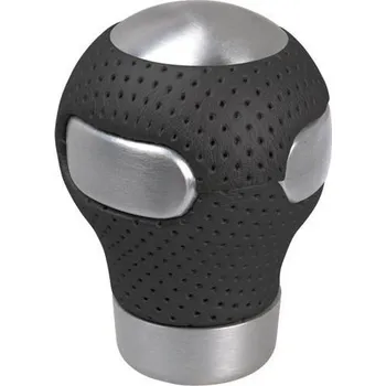 Hlavice řadicí páky Hlavice řadící páky kulová alu černá s perforací