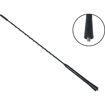 Autoanténa Anténní prut černý 40 cm, závit M5