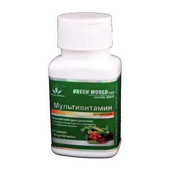 Green World Multivitamín pro dospělé tbl. 100