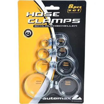 Zahradní hadice Spony na hadice sada 8ks
