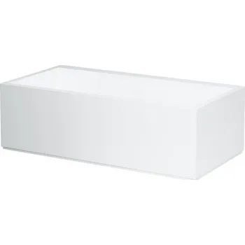 Vana Laufen Kartell Vana volně stojící 1700x860x540 m, s úzkým osvětleným otvorem pro přepad a armaturní deskou na přední straně H2243320006161