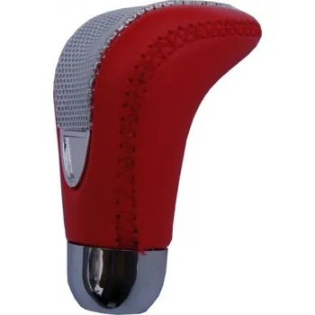 Hlavice řadicí páky Rukojeť řadící páky červená/chrom