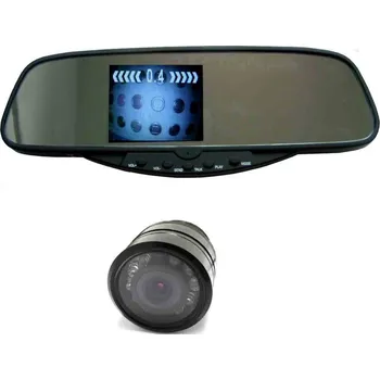 Couvací kamera AUTIO LCD 3,5" ve zpětném zrcátku s parkovací infra kamerou