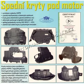Kryt motoru KRYT MOTORU FORD MONDEO II 06.2003-03.2007 BENZÍN 2,5 (170PS), 3,0 (200PS) DIESEL