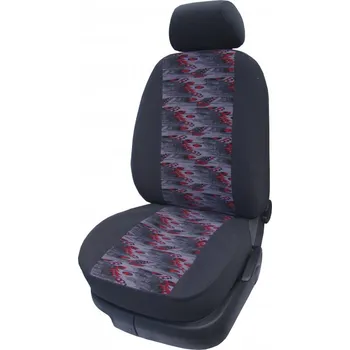 Autopotah Autopotahy Velur E-univerzální-nedělená zadní sedačka-červená planeta