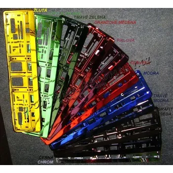 Držák SPZ SPZ žlutá 1 ks