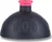 Zdravá lahev kompletní víčko, černé/růžová fluo zátka