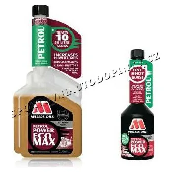 aditivum Millers Petrol Power ECOMAX (dlouhodobě pro 500 L +2 octany)