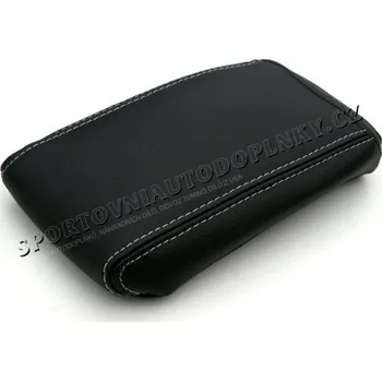 Loketní opěrka Škoda Octavia II 04-09 - potah loketní opěrky Jumbo Boxu - WHITE