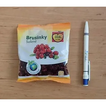 Sušené ovoce Brusinky (klikvy) sušené 100g proslazené