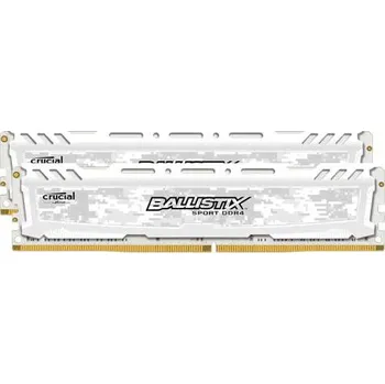 Operační paměť Crucial Ballistix Sport LT White 8GB (2x4GB) DDR4 2400MHz CL16