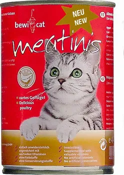 Krmivo pro kočku Bewi Cat Meatinis drůbeží 400 g